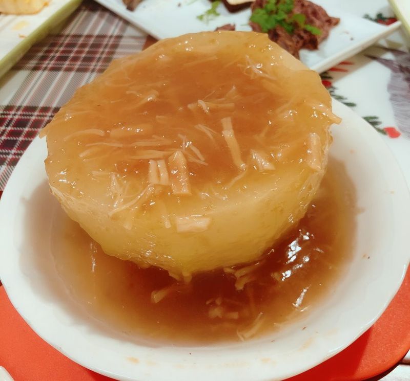 冬瓜鑲肉蒸蛋