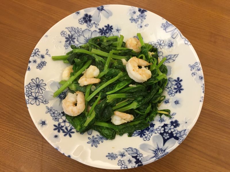 豆苗蝦仁