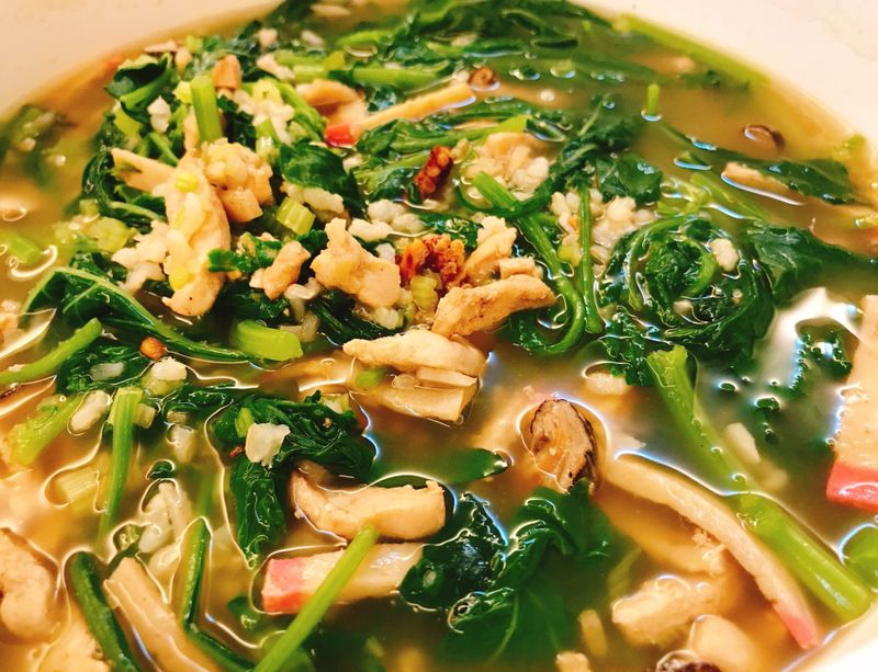 黑甜仔菜粥