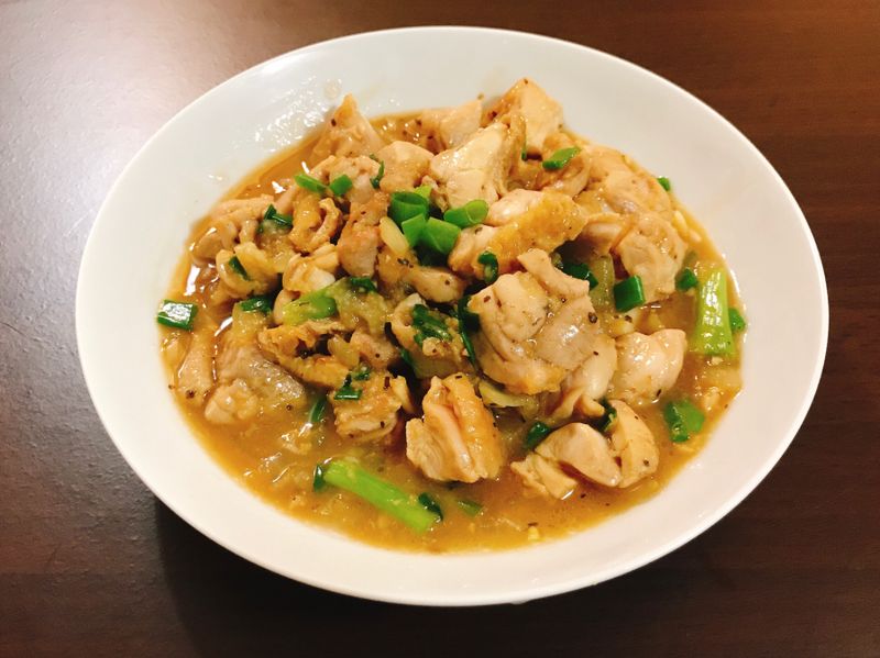 蔥燒山藥雞腿肉
