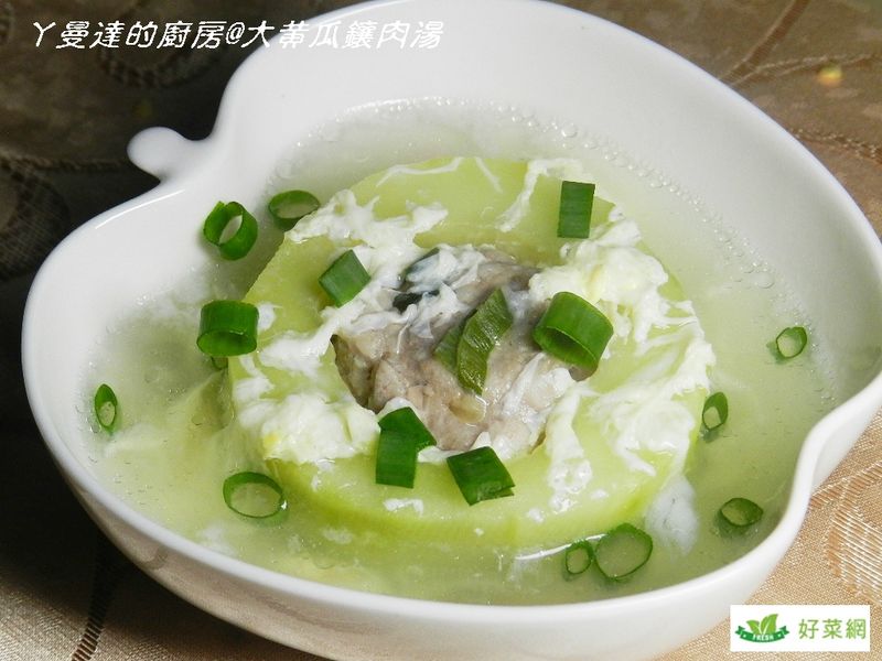 ㄚ曼達與好菜箱~大黃瓜鑲肉湯