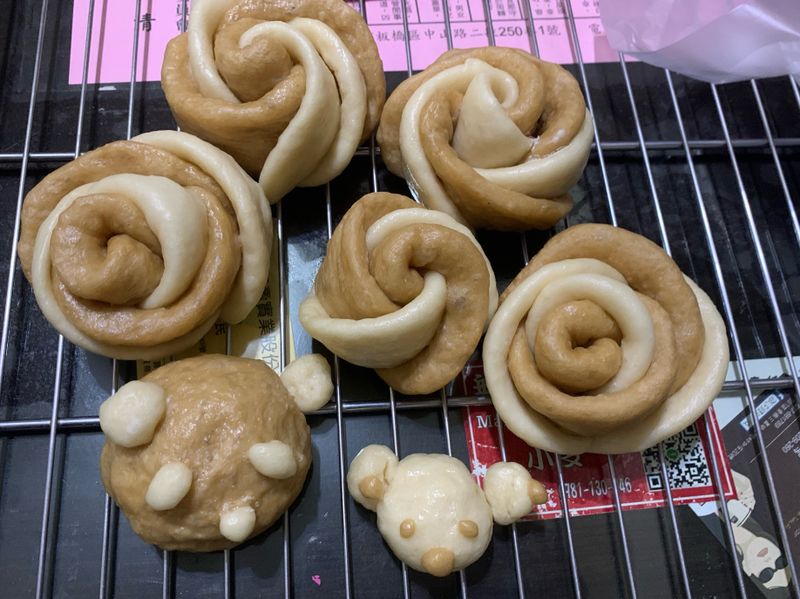 雙色饅頭