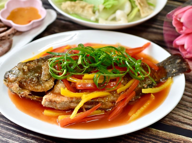甜椒糖醋魚