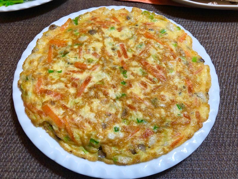 紅蘿蔔鴻禧菇煎蛋