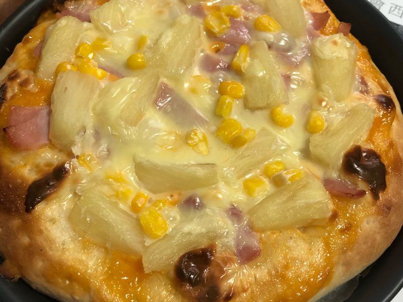 千島夏威夷薄餅披薩prizza