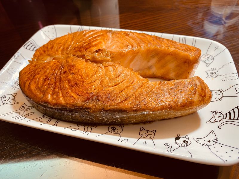 醬油煎鮭魚