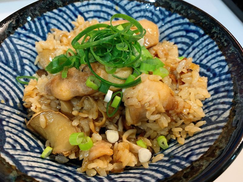 麻油雞菇菇飯