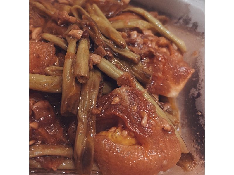 ｜懶惰療癒 ｜四季豆燉番茄