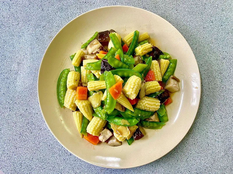 蔬食燴三鮮