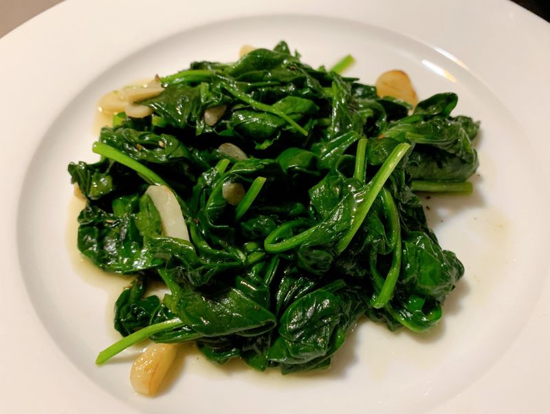炒波菜
