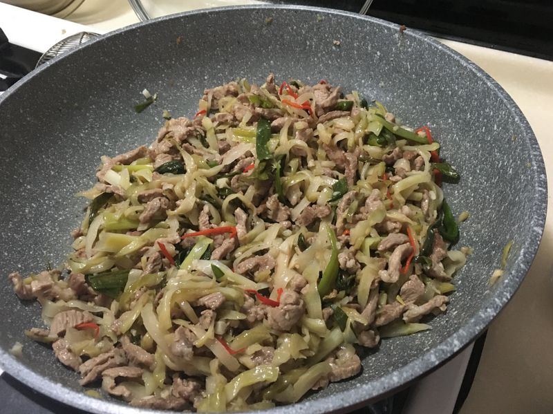榨菜肉絲