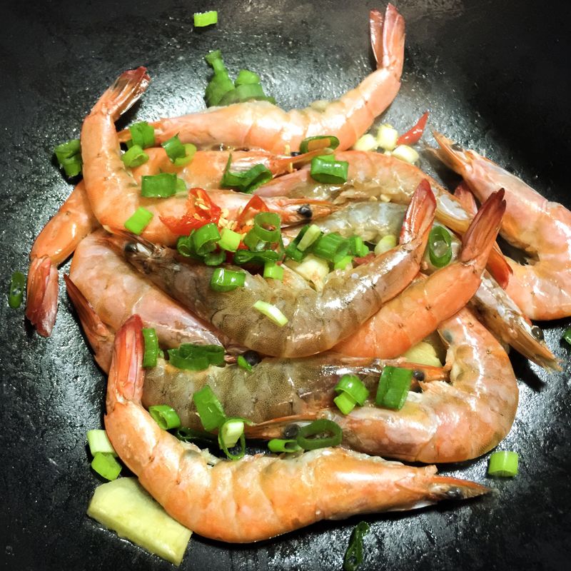 麻油蝦