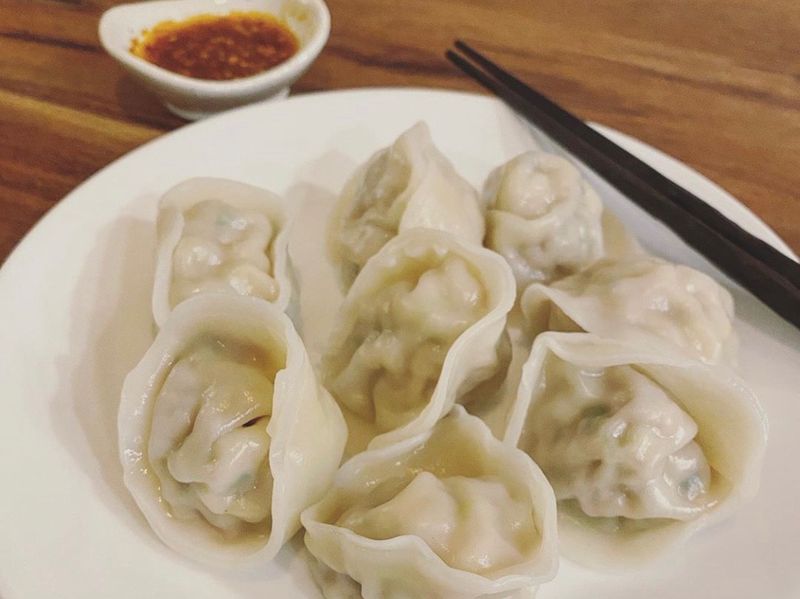 鮮蝦白菜豬肉水餃