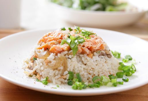 水牛爸爸的鮭魚炒飯