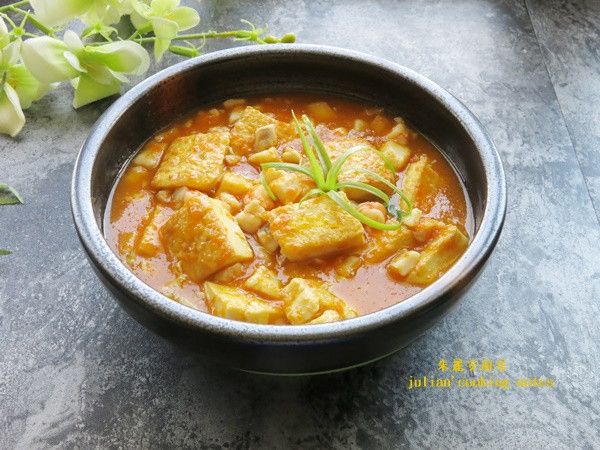 黃金海鮮豆腐/家常菜簡單料理