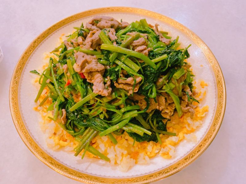 沙茶牛肉飯