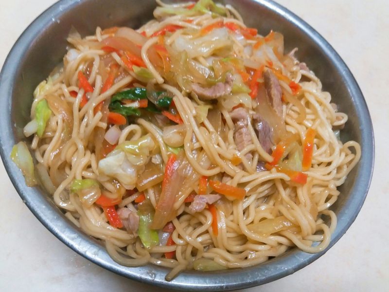 家鄉味炒麵(肉絲不柴秘訣)