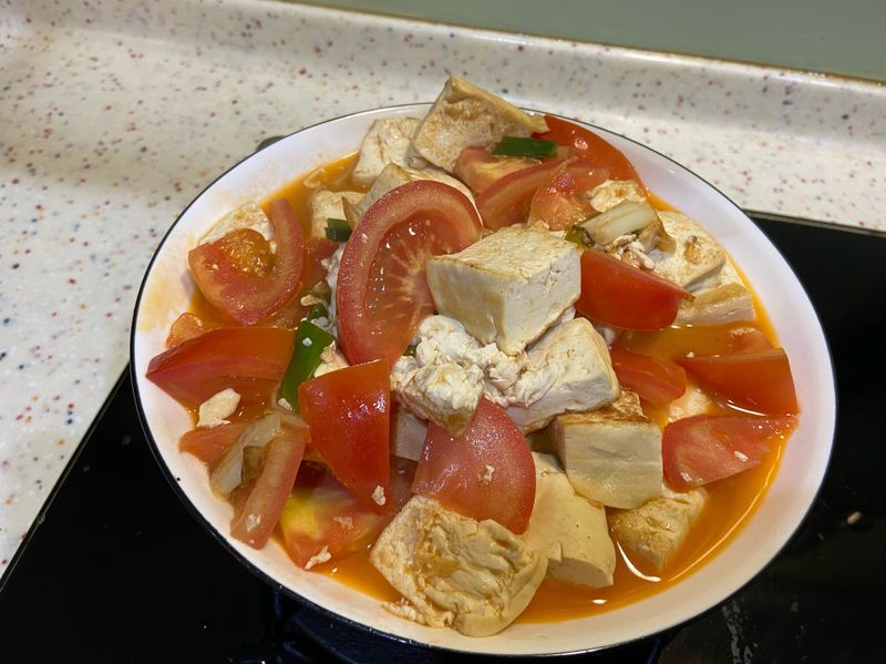 炒番茄豆腐🍅