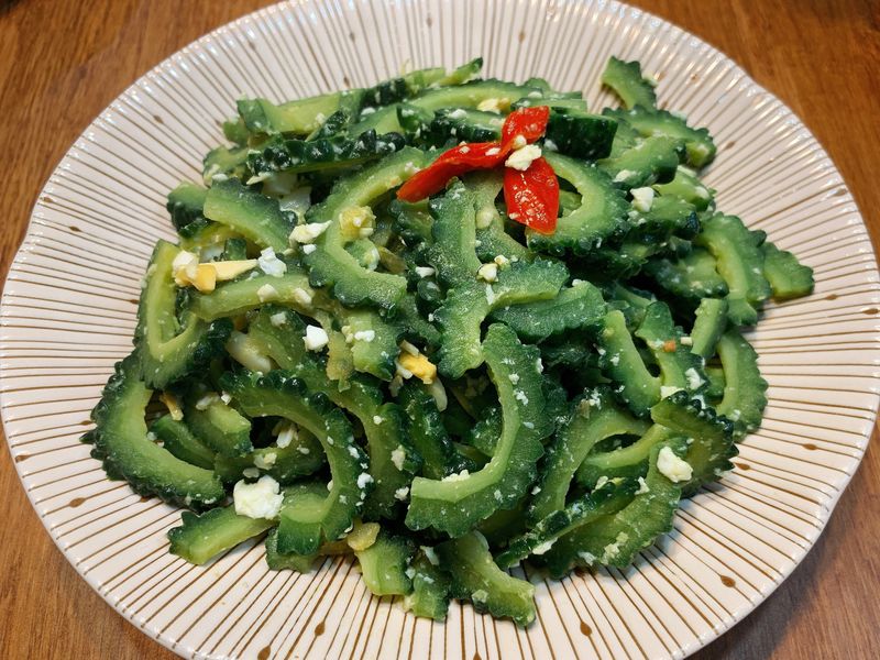 鹹蛋苦瓜～10分鐘料理