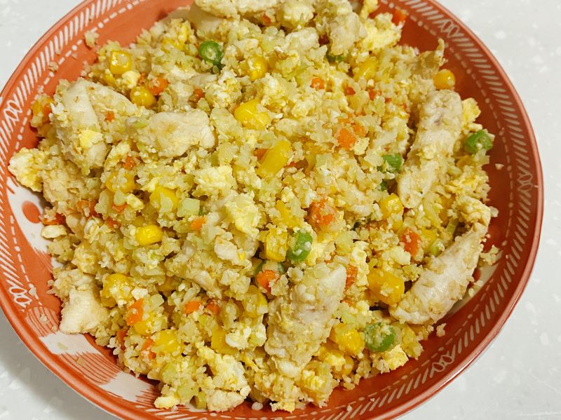 美味三色偽炒飯