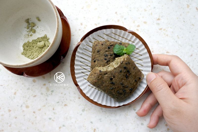 特濃黑芝麻抹茶酥餅(無奶油無精緻糖)