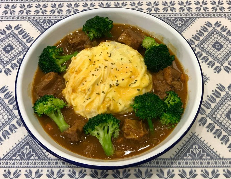 防疫料理: 日式牛肉咖哩飯