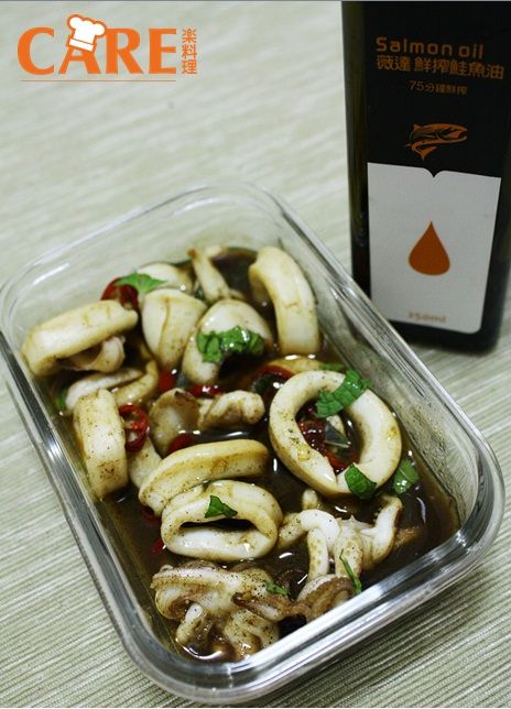 [薇達樂料理]陳年醋炒魚香透抽