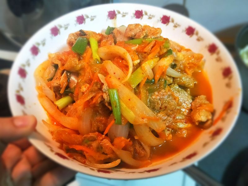 泡菜炒豬肉