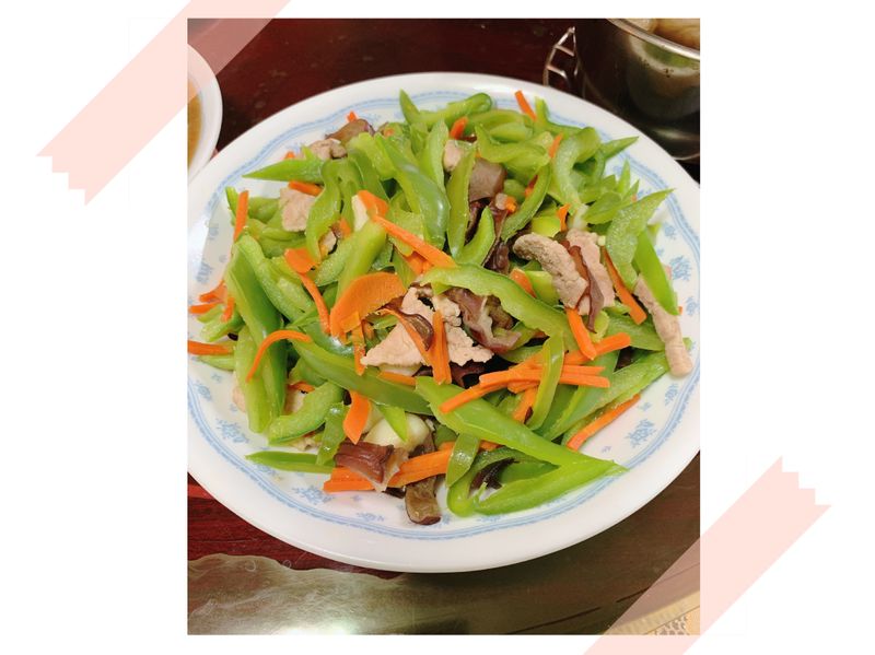 青椒炒肉絲