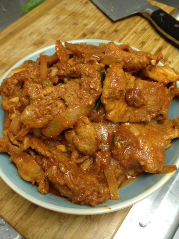 韓式辣炒豬肉