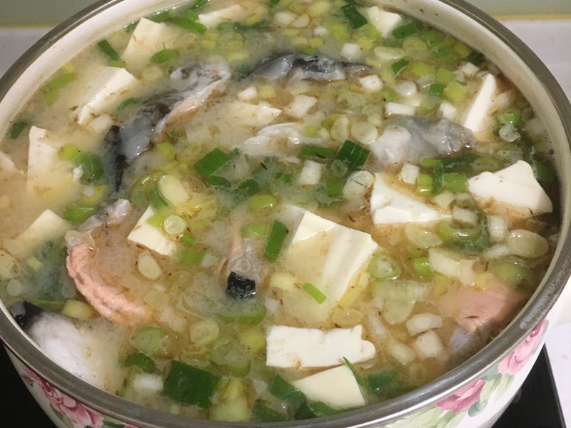 鮭魚味噌湯