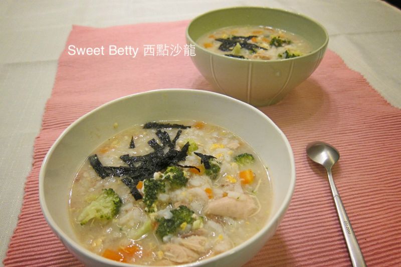 熱呼呼的鮪魚粥