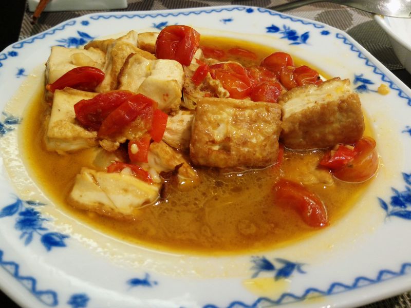 番茄豆腐