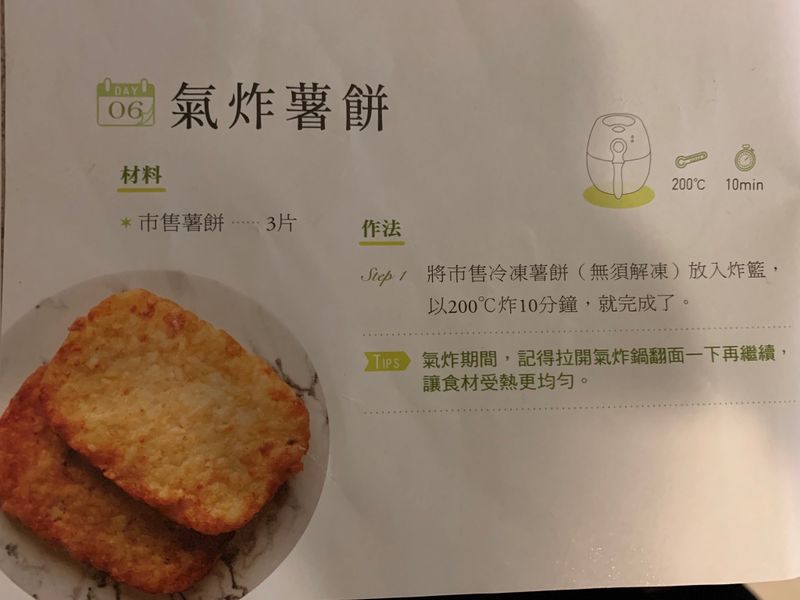 氣炸薯餅