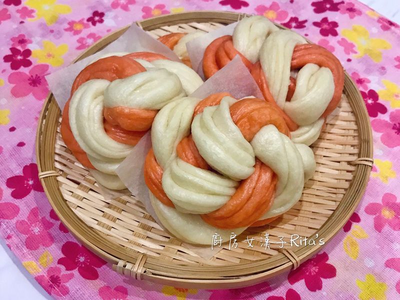 雙色花捲