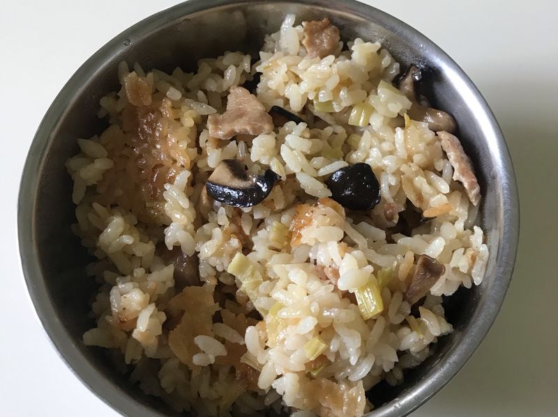 松本茸小松阪肉炊飯(菇菇炊飯)