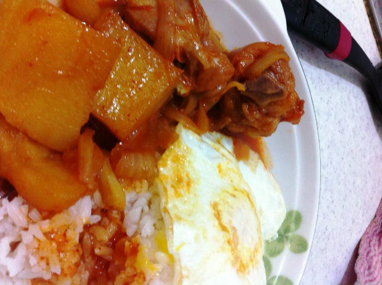超簡單美味韓式辣雞飯！
