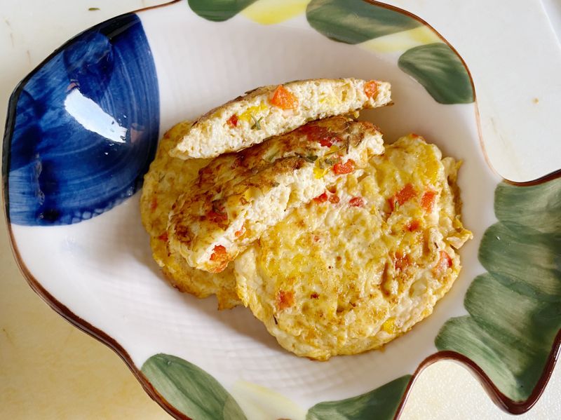 寶寶食譜-鮮嫩蔬菜豆腐餅