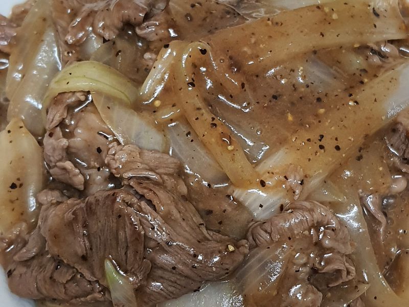 黑胡椒牛肉片