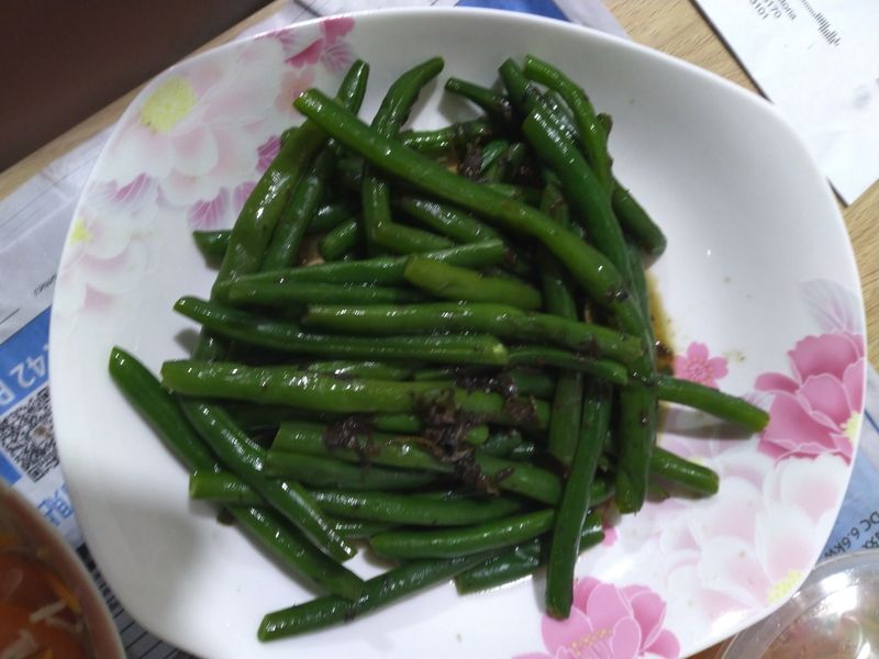 橄欖菜四季豆