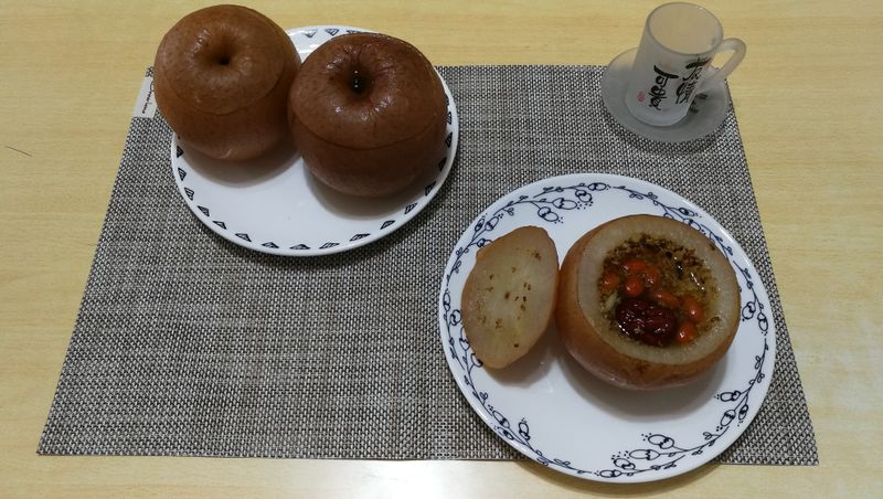 (煮食影片)桂花雪蓮子燉雪梨