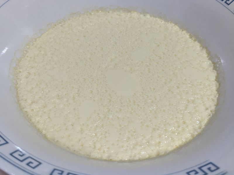 蒸蛋(失敗,表面不平)