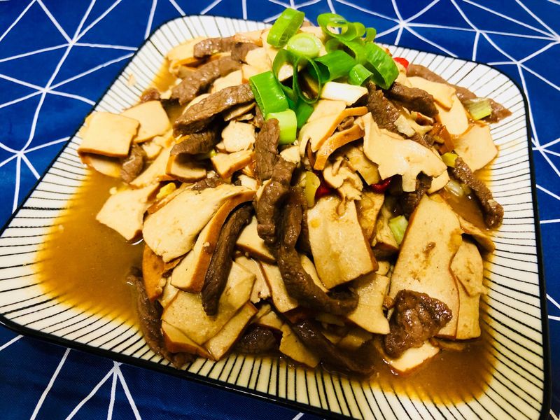 超級下飯的~豆乾牛肉絲