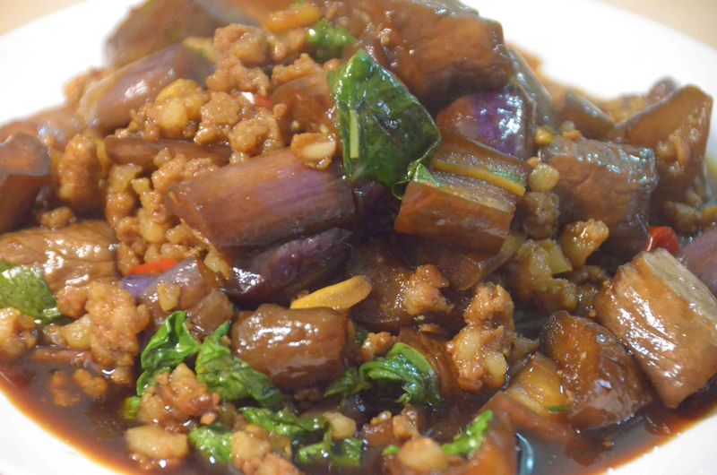 肉末紫茄