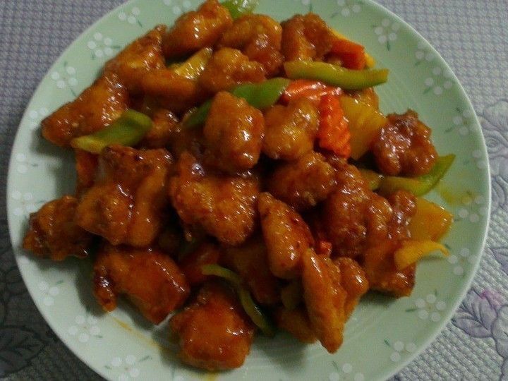 糖醋雞丁