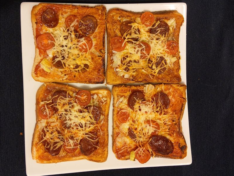 超簡單氣炸pizza