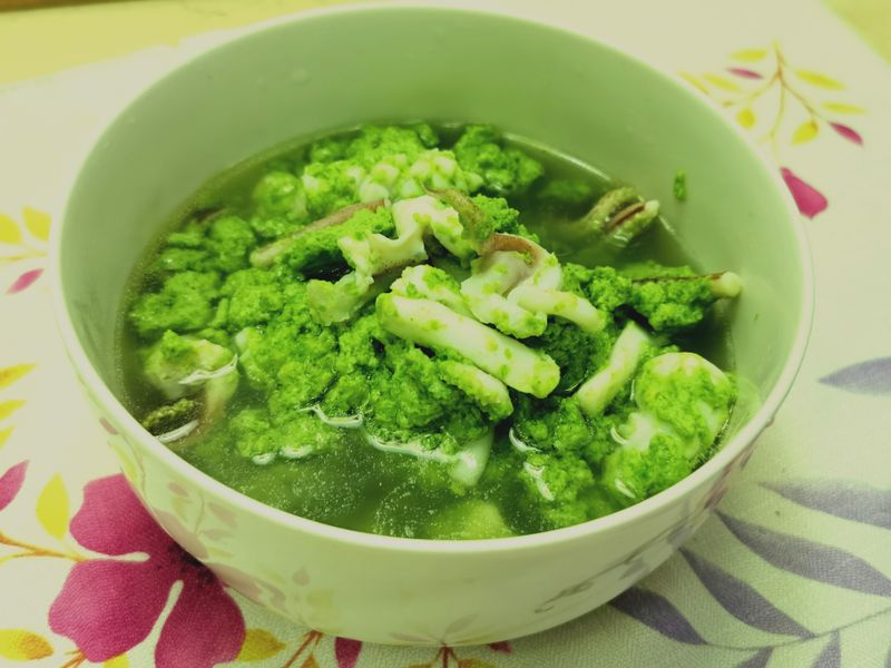 透抽筧菜湯