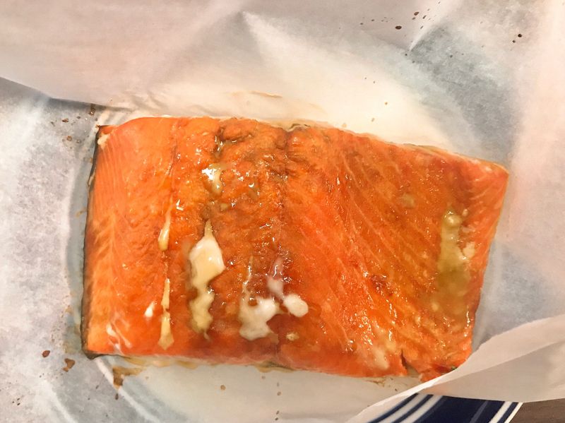 焦糖氣炸鮭魚