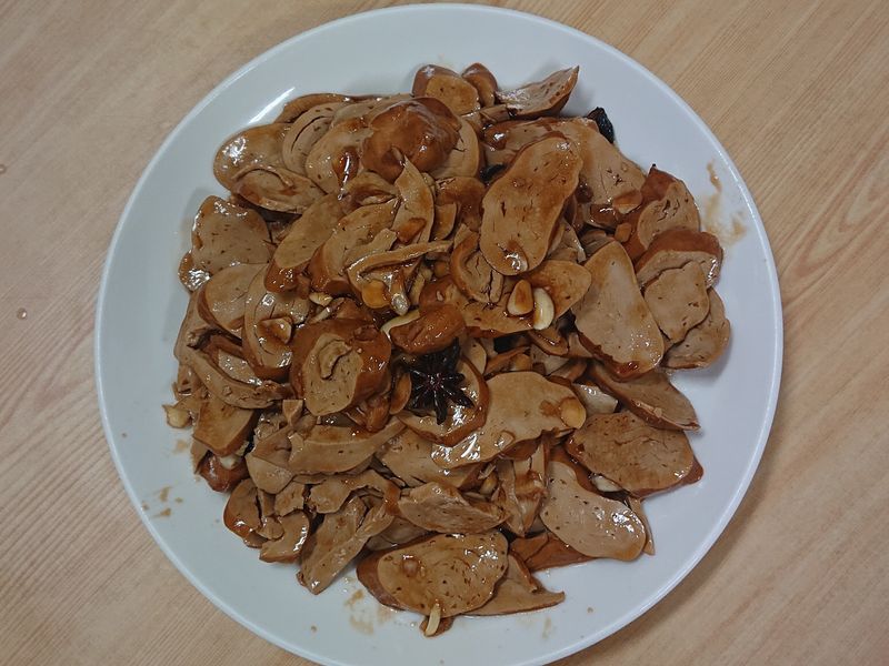 蒜味素雞