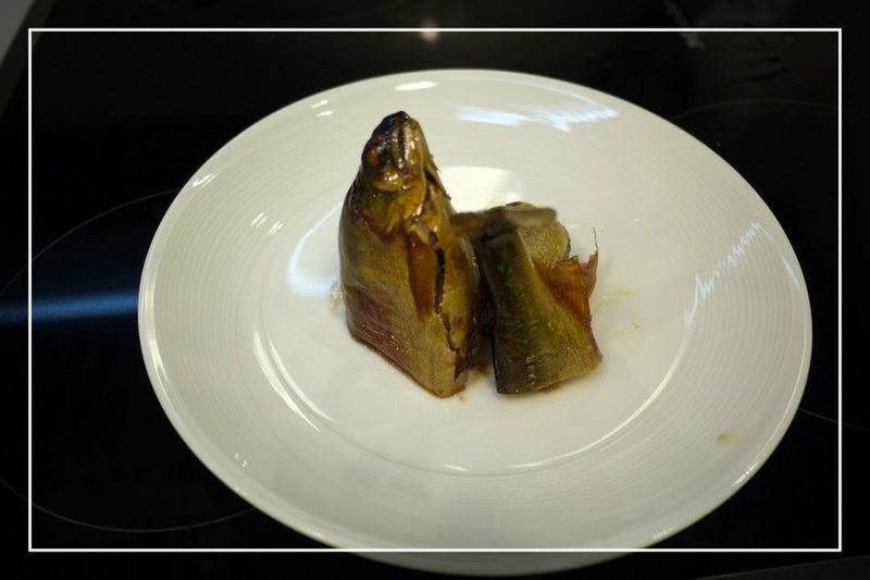冷紫蘇燜香魚